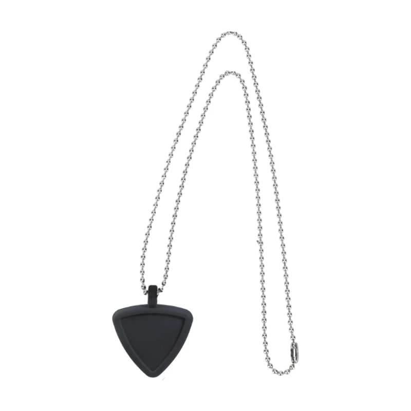 R53E Collana per chitarrista in silicone Porta collana impermeabile per plettro Accessorio per strumenti a corda per artisti