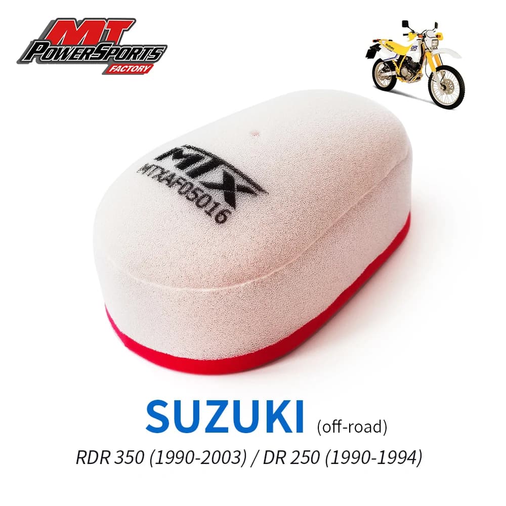 Suzuki DR 350 DR 250 Suzuki Dual Foam Motor Air Filter