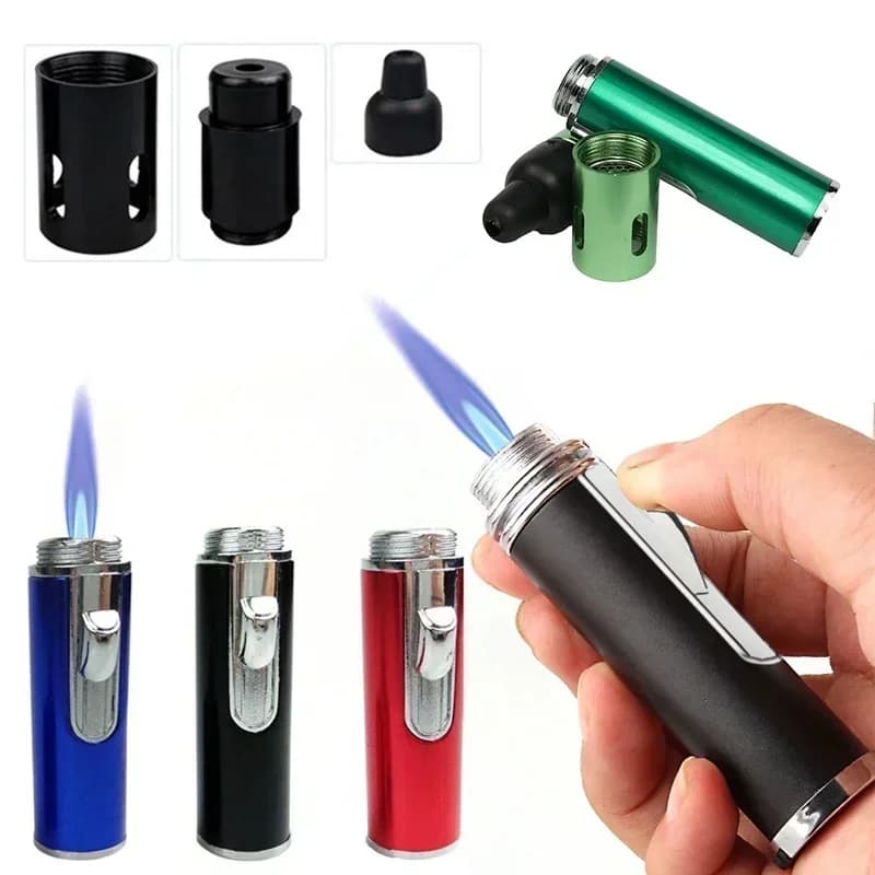 Nuovo accendino per aromaterapia staccabile multifunzionale di vendita caldo, mini accendino portatile in metallo per fumatori e accensione, accendino per tubi