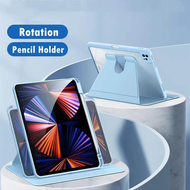 Custodia per Apple iPad 10 9 2022 10a generazione A2757 10.9 ''7 8 9 Pro 11 Air 5 4 3 2 Smart Folio Cover trasparente con portamatite