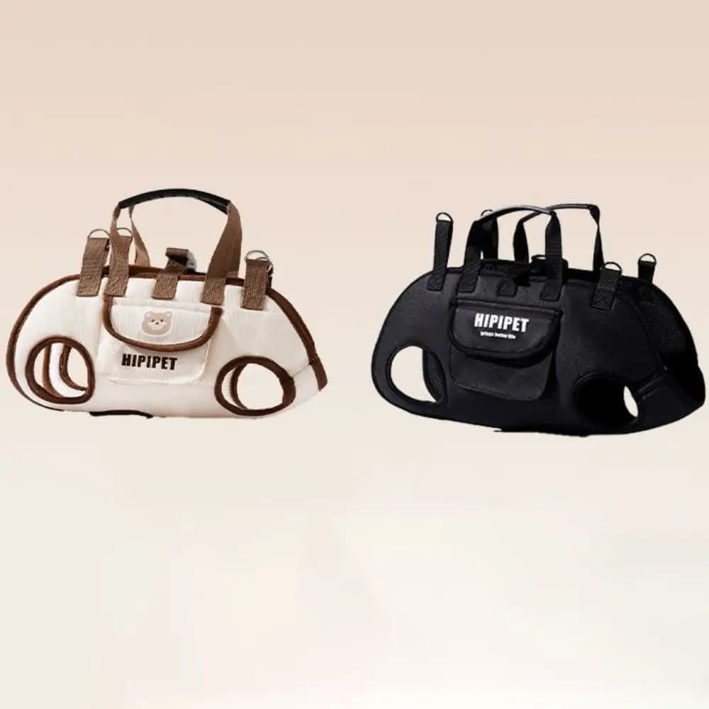 Easy to Clean Double Shoulder Dog Carrier Backpack Adjustable Breathable Pet Strap Artifact Washable Dog Outing Bag Outdoor