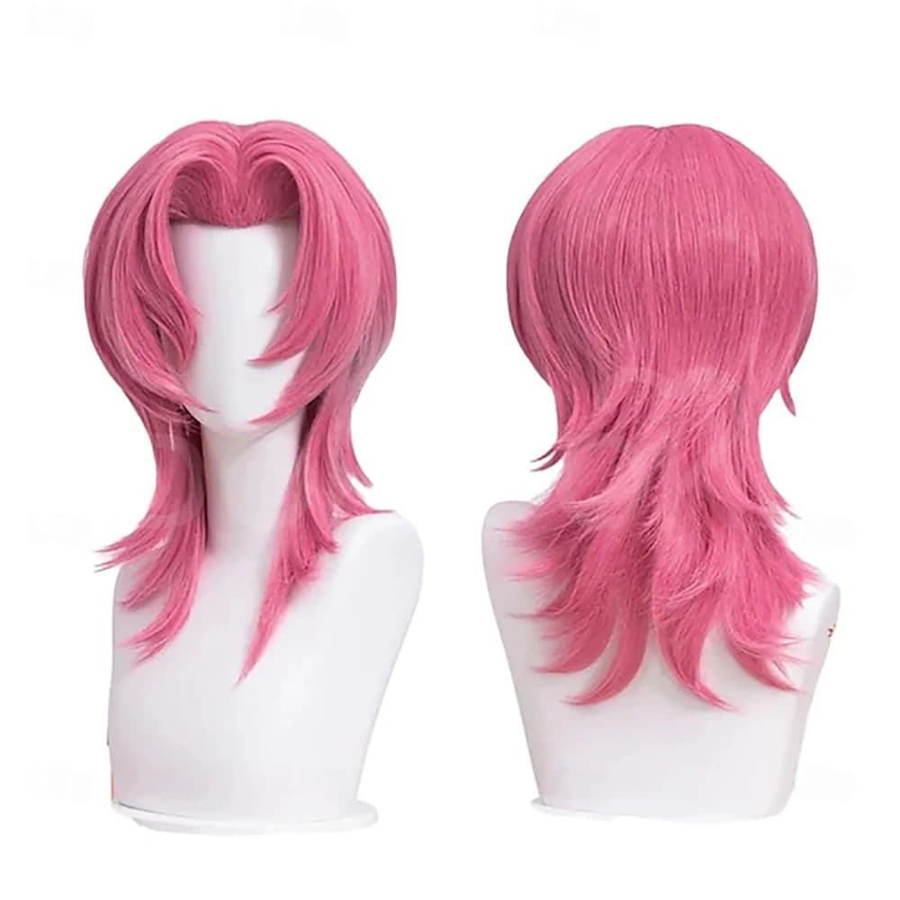 Synthetic Hair Costume Wigs Movie Anime Korean Idol Inspired Pop Star Cosplay Wig