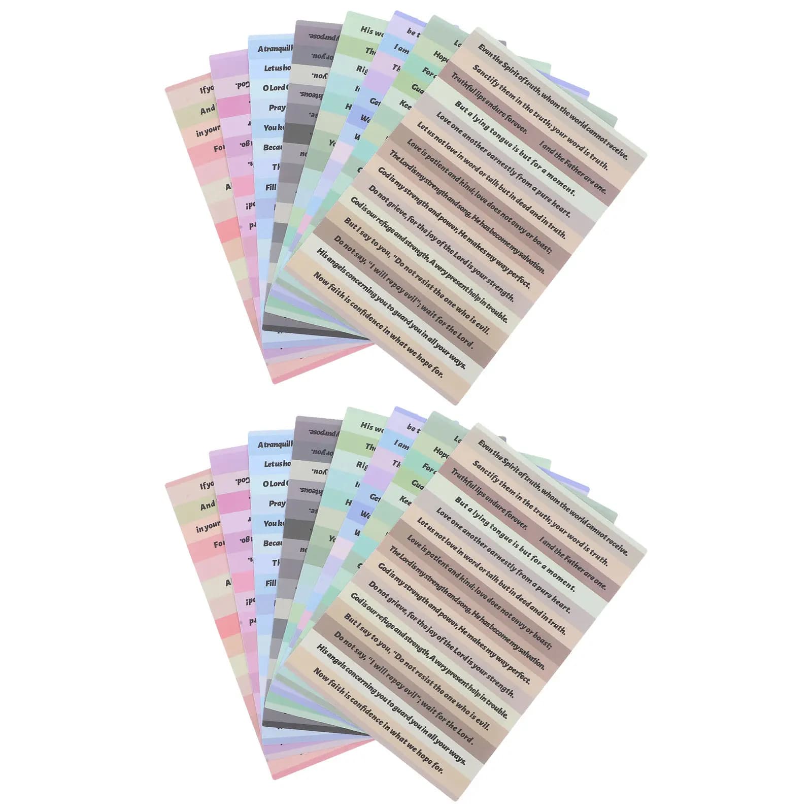 16 Pezzi Adesivi con Versetti Biblici, Adesivi Ispirazionali con Scritture per Diari, Scrapbooking, Agende, Quaderni, Articoli Cristiani