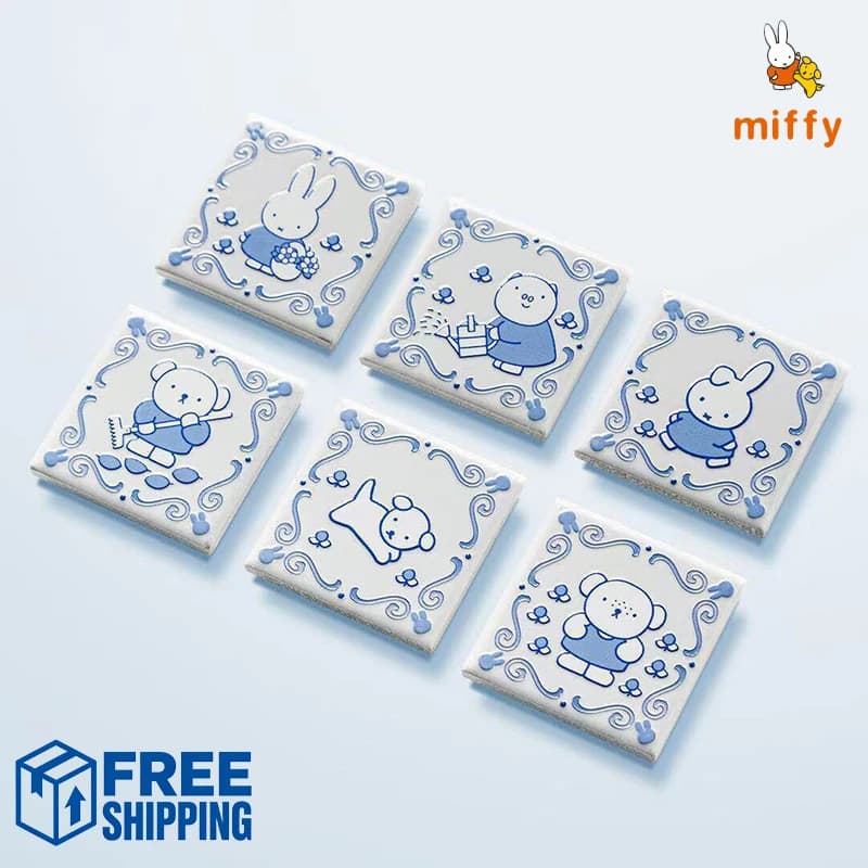 Magnete per Frigorifero Miffy, Stile Cartoon, Adesivo per Frigorifero, Decorazione Casa Kawaii, Accessori Anime, Regalo Perfetto per Ragazze e Fan