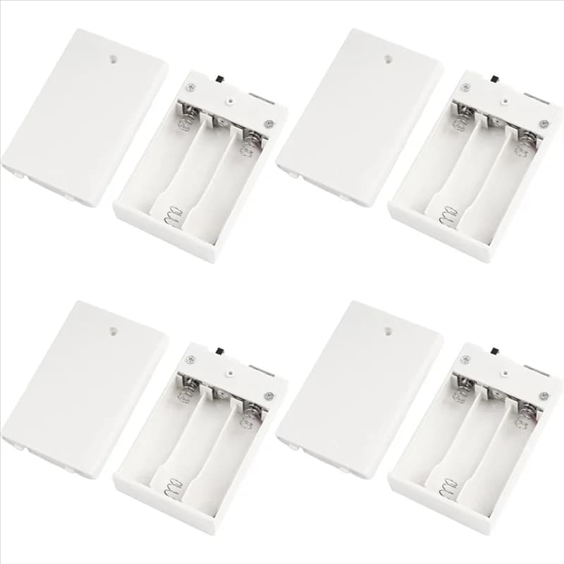 Miglior batteria USB portatile 4 pezzi - Per luci LED da 5V - Convertitore di alimentazione a batteria ideale per uso interno ed esterno