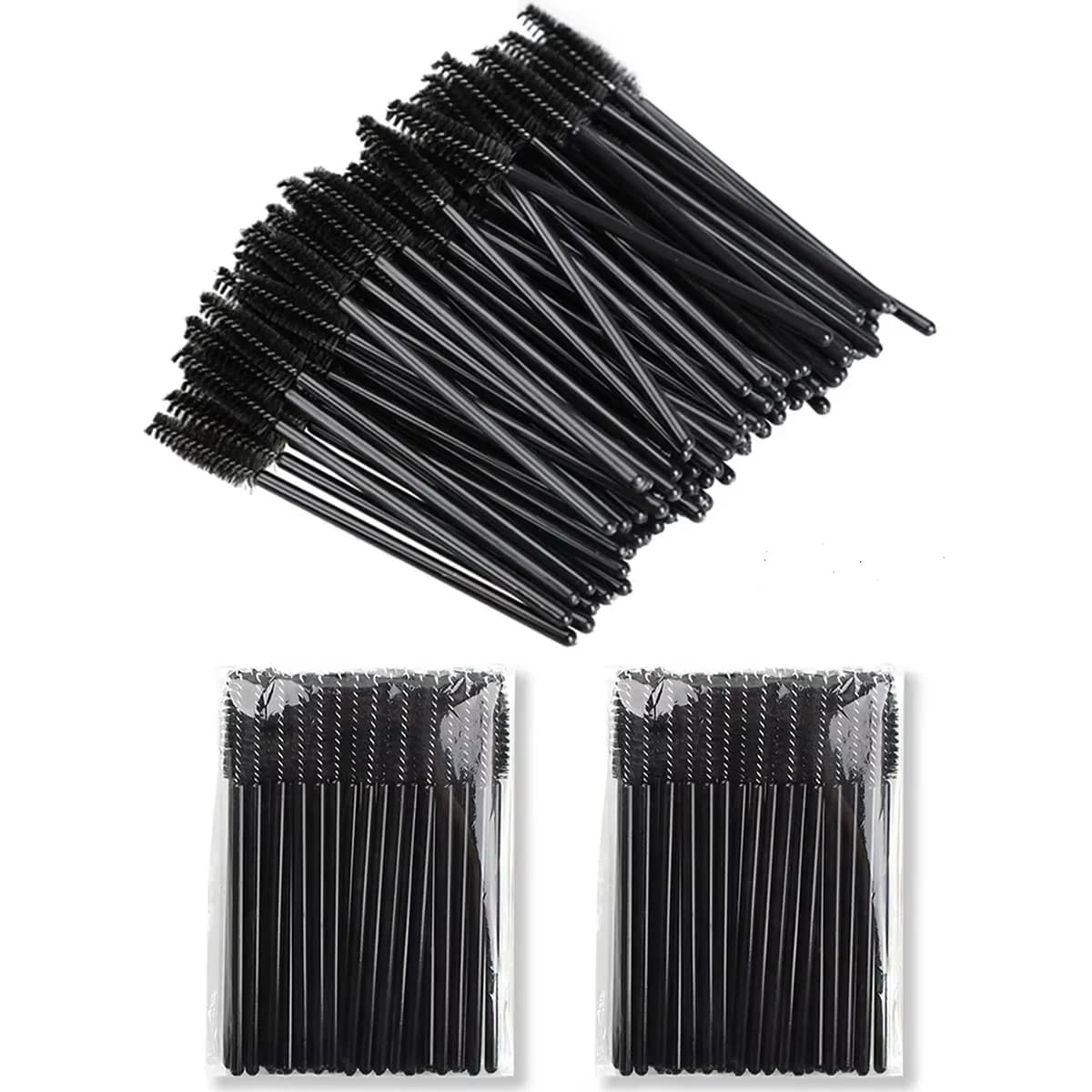 50/100 Use And Drop Eyelash Micro Brush Eyebrow Pettine Mini Mascara Stick Applicator Microbrush Eyelash Extension Supply Makeup Tools