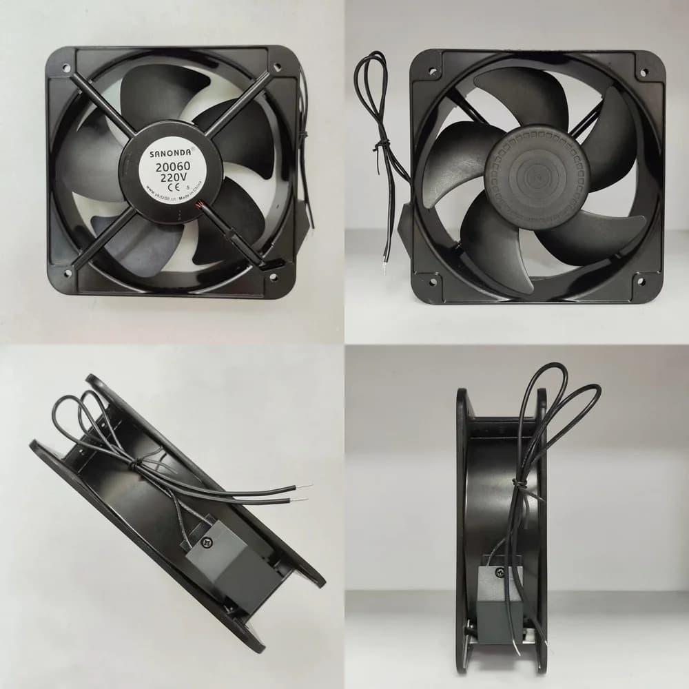 Ventola di Raffreddamento per Armadio Elettrico SANONDA 20060, Inverter a Frequenza Variabile con Display LED 220V