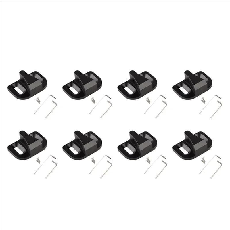 8X Modifica Portellone Protezione Limitazione Fermacorda e ganci Risolvi Rumore anomalo Serratura Della Porta Fibbia Per Toyota Prado RAV4 03-21