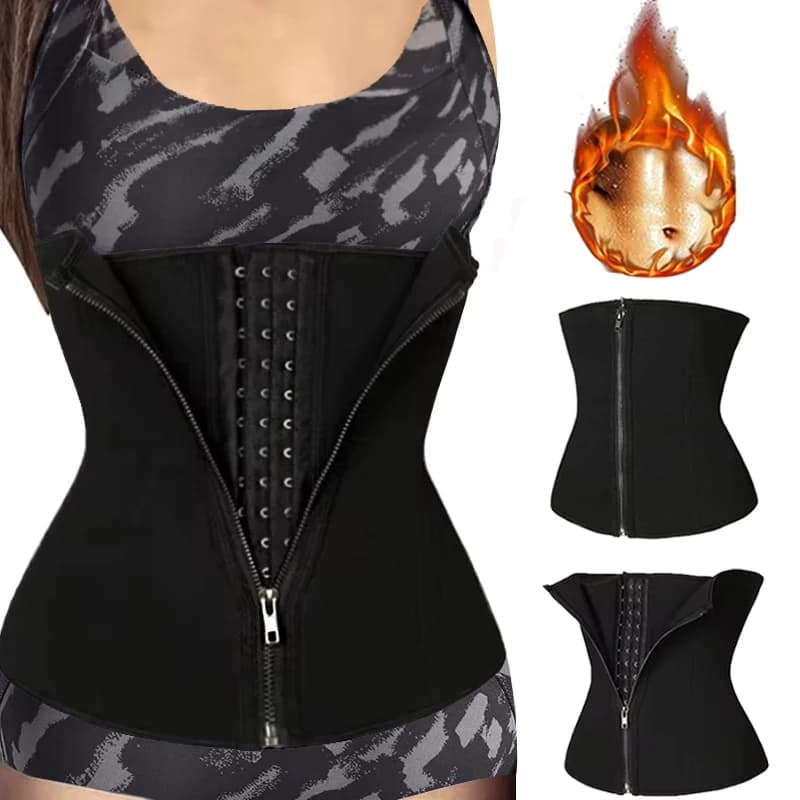 Women Life Trainer Body Shaper Gym Burning Fats Sauna Sweat Belts Weight Loss Corset Shapewear Bench Slimming Pane Cheese