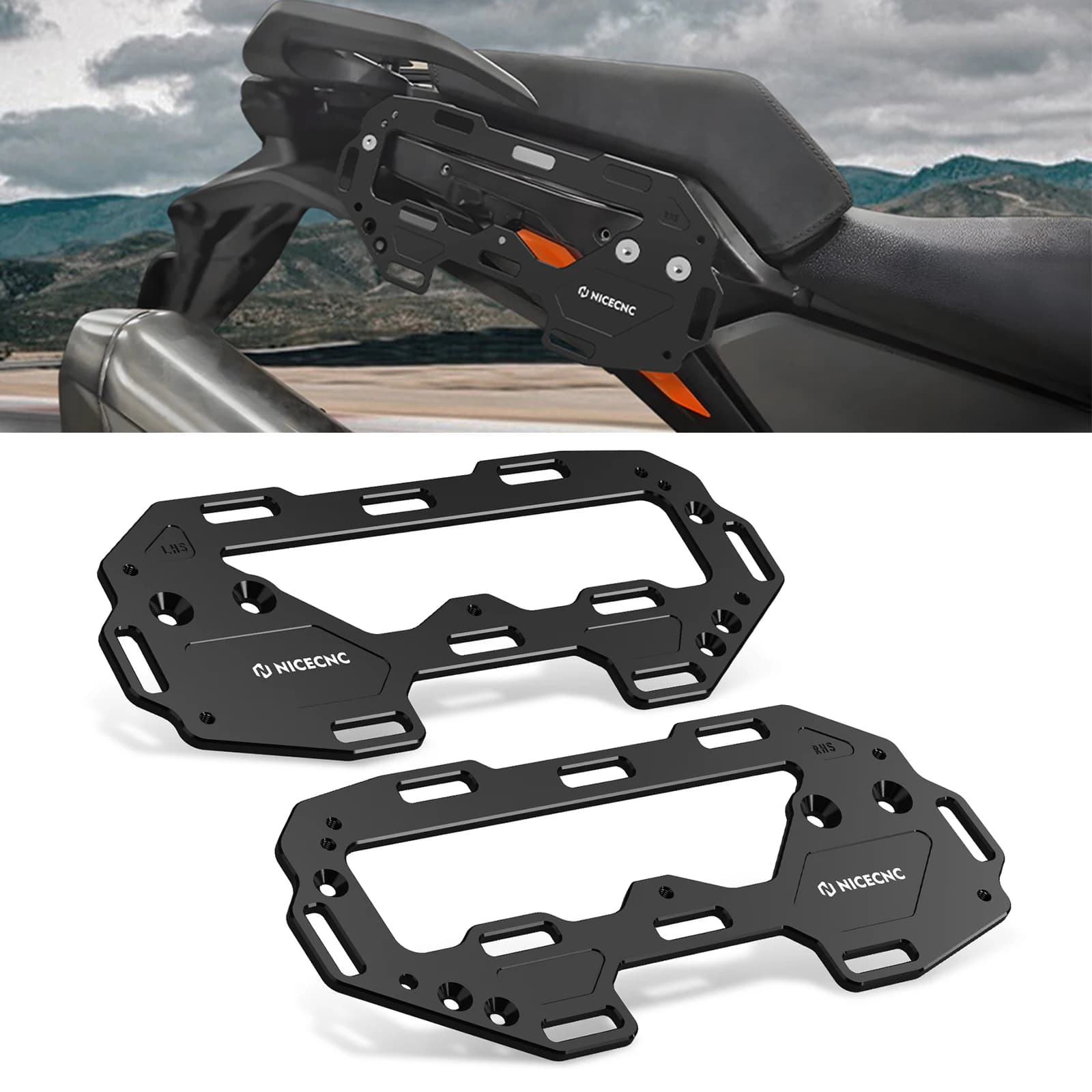 NICECNC Per KTM 1290 Super Adventure R/S 2021 2022 2023 Portapacchi Portapacchi laterali Portapacchi da viaggio Borsa da viaggio
