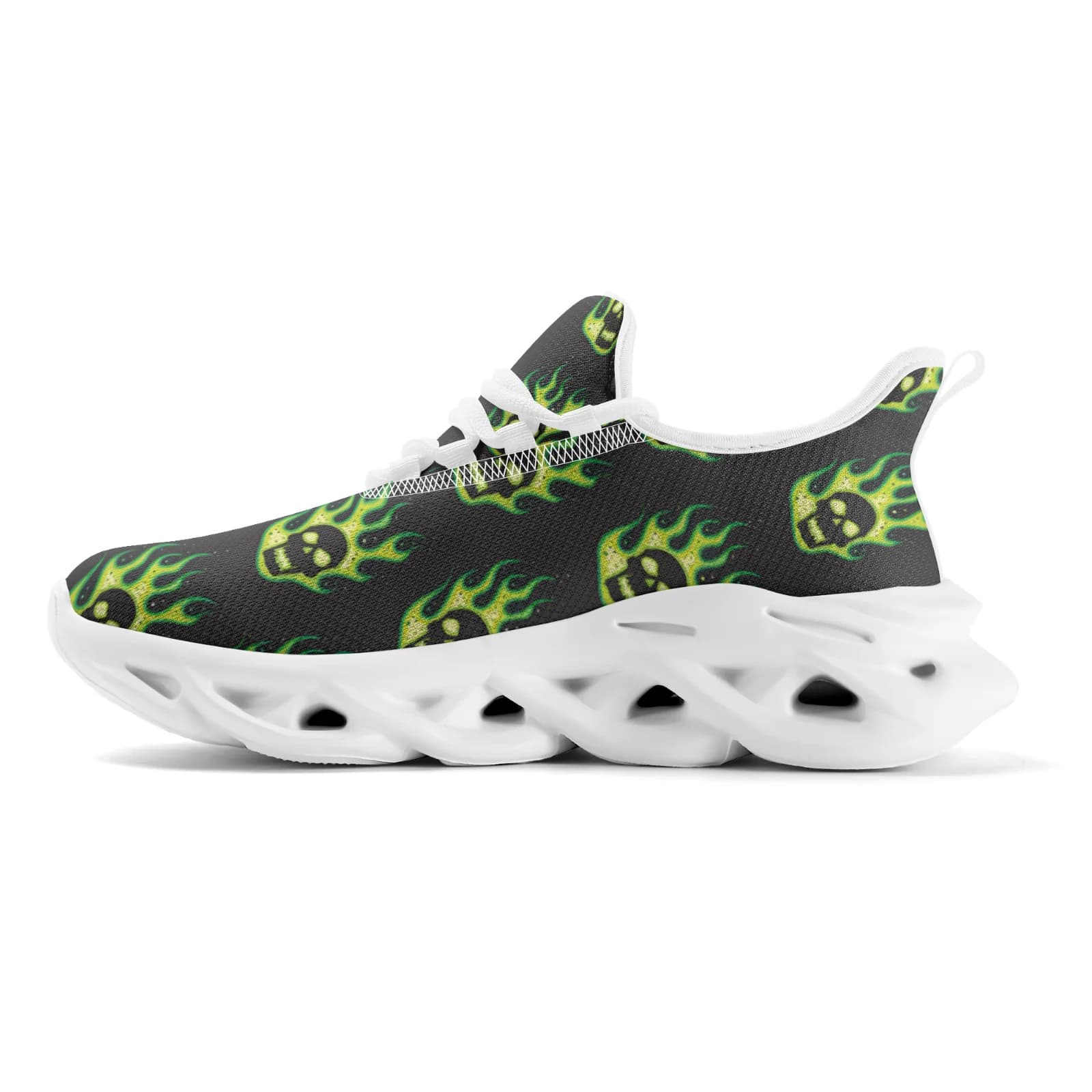 Divertenti modelli di teschio Uomo Donna Sneakers casual Scarpe da passeggio leggere Calzature sportive da corsa femminili