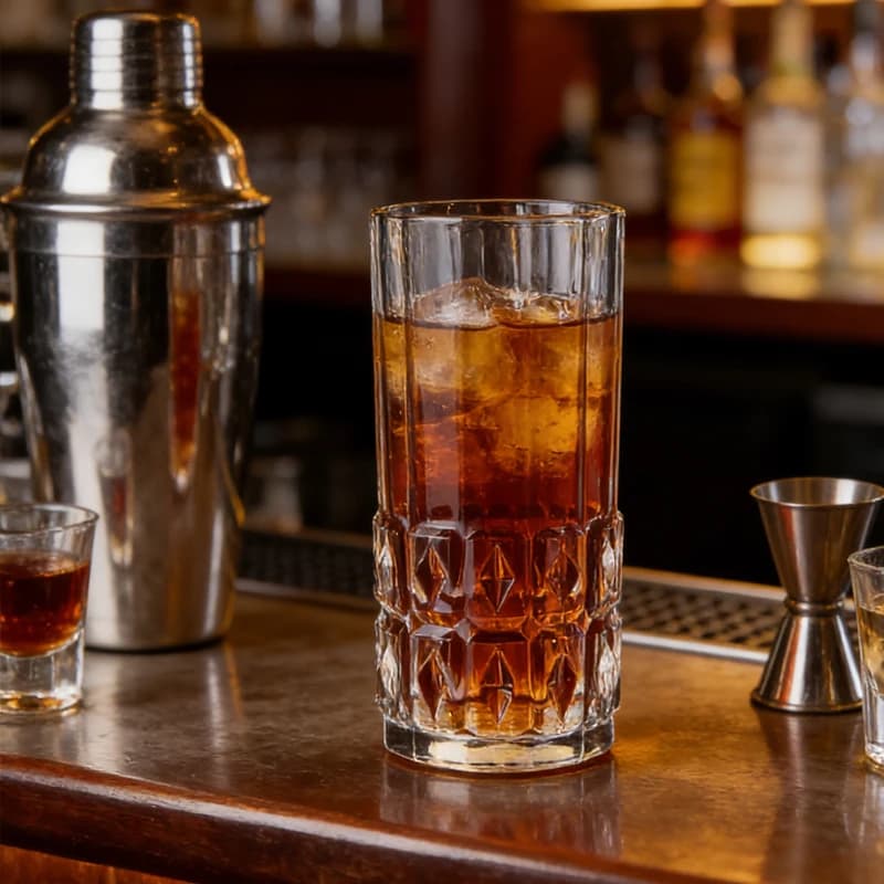 Bicchiere in Vetro di Lusso con Rilievo 225ml/280ml, Elegante Bicchiere da Vino per Campeggio, Bicchieri Trasparenti per Succhi, Soda e Acqua, Stoviglie per Esterni