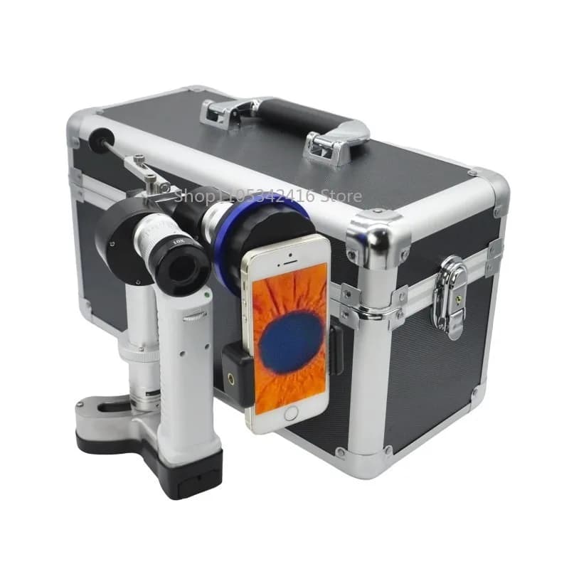 Microscopio a Fessura Binoculare LED Portatile a Prezzo di Fabbrica, Dispositivo Diagnostico Oftalmico Portatile ​