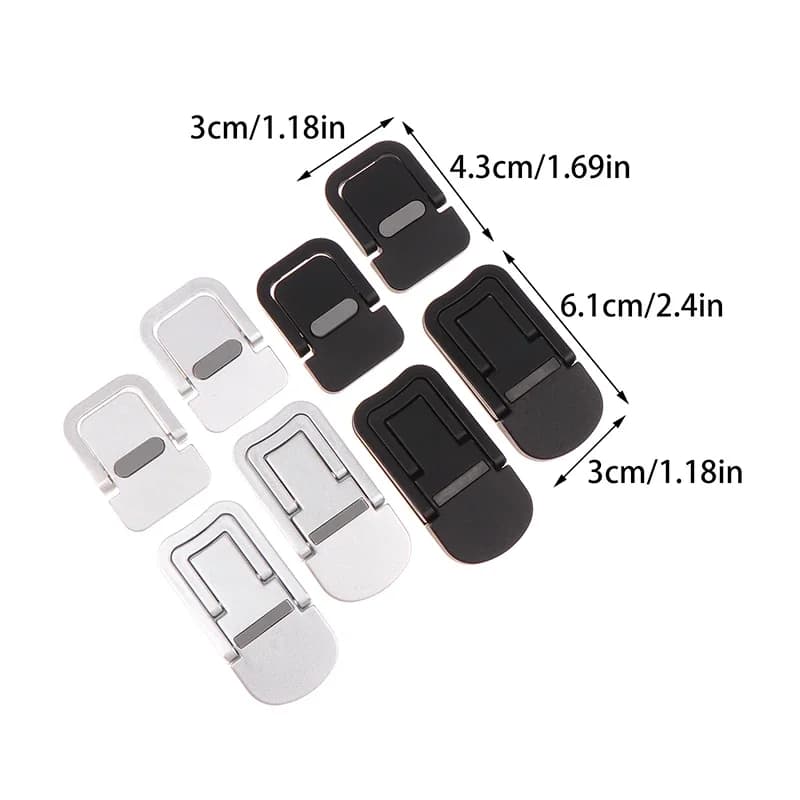Adjustable Folding Laptop Stand Mini Legs Ultra-thin Portable Support For Macbook Notebook Cooling Holder Feet Invisible Bracket