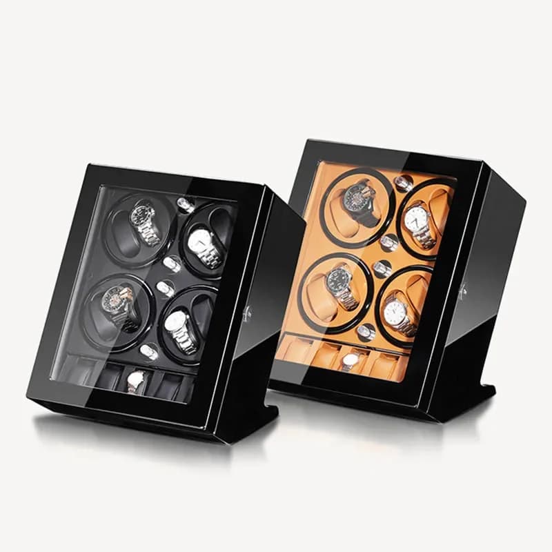 Avvolgitori per orologi di lusso a 8 slot Motore rotatore automatico Orologi da polso meccanici Dispositivo di avvolgimento 5 epitopi Scatole per orologi da uomo