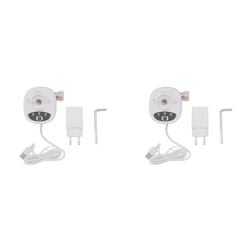 2X Smart WIFI Valve with Remote Control via APP, Wireless Ball Valve Automated for Ewelink, EU Plug DN15-Y41A