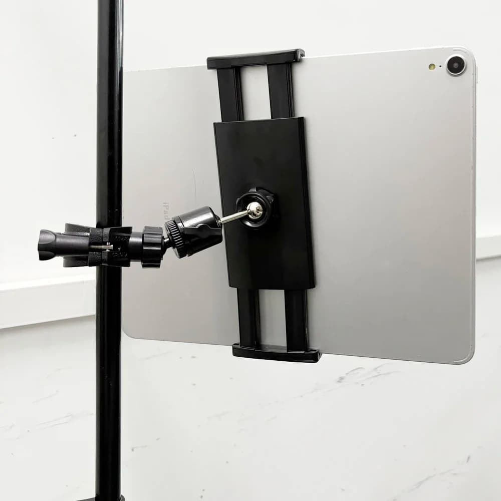 Supporto per tablet e smartphone per supporto microfonico con montaggio girevole a 360 gradi per staffa per tavolo da disegno per studenti d'arte