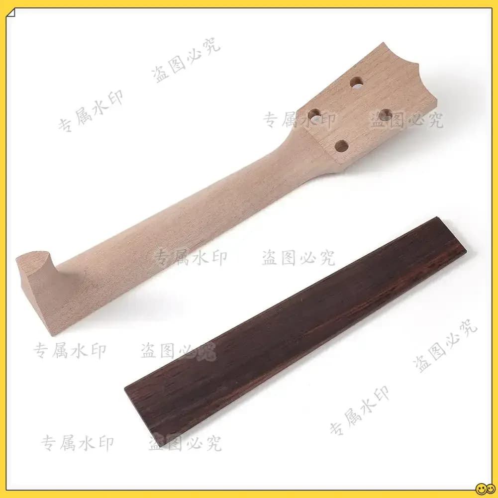 23/26 Inch Ukulele Neck And Fingerboard With Rosewood Fretboard And Guitar Parts For DIY Projects R0L9