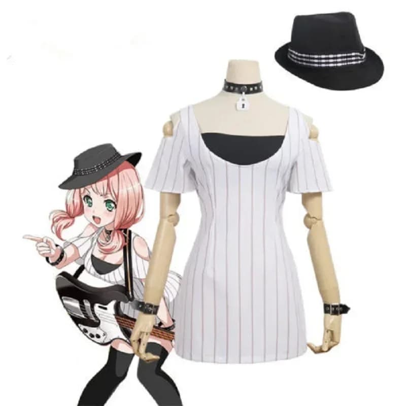 Costume cosplay per donne adulte COS BanG Dream Afterglow Uehara Himari Costume quotidiano