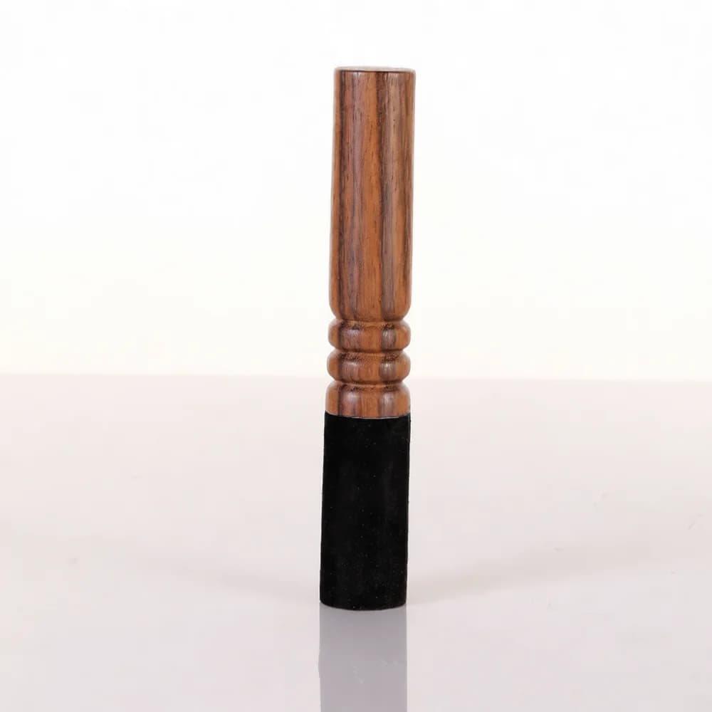 Premium Leather Wrapped Singing Bowl Stick Traditional Handcrafted Wood Beater Meditation Healing Sound Accessory Music Tool