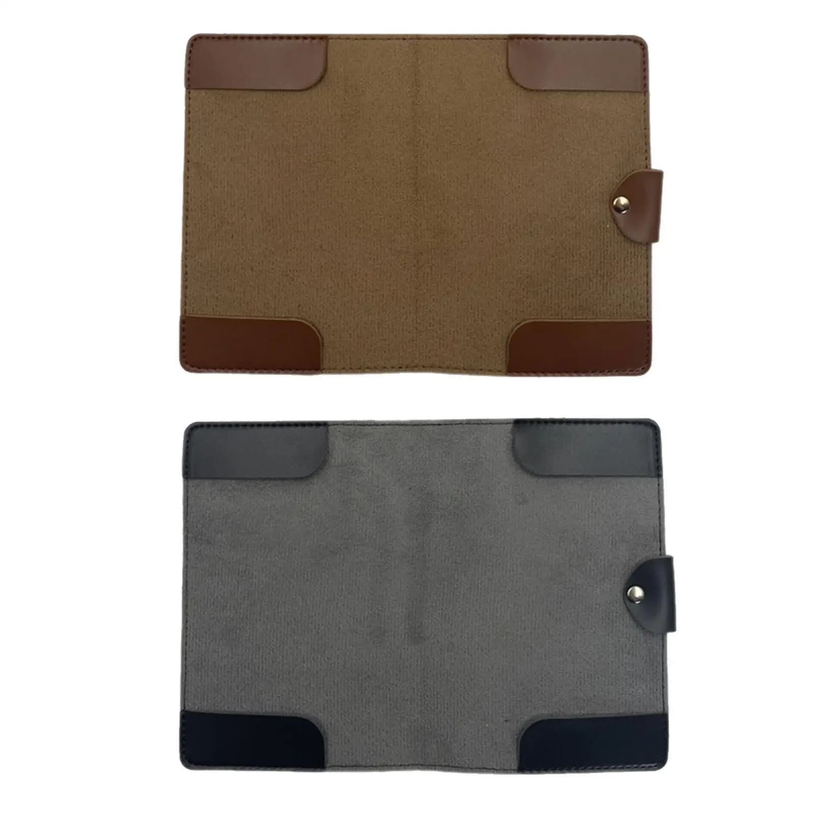 Golf Scorecard Holder, Golf Score Cards Holder, PU Leather, Scorecard, for Game, Golfer Rounds Notes
