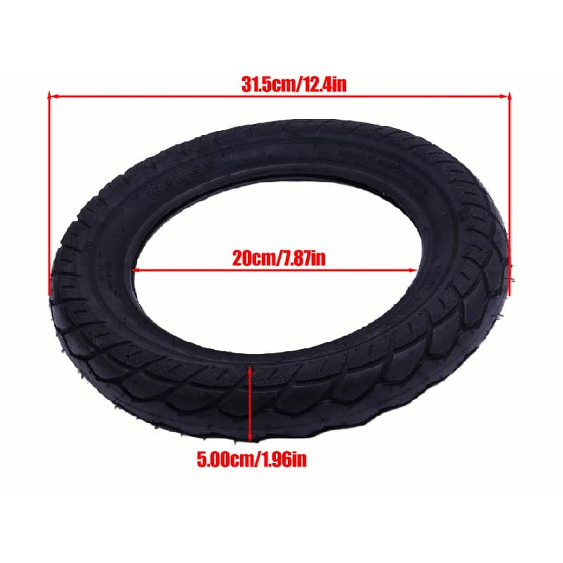 high quality Folding wheels for children's bicycles with12x2.125 / 12 1/2x2 1/4 inner and outer tires, non slip rubber tires