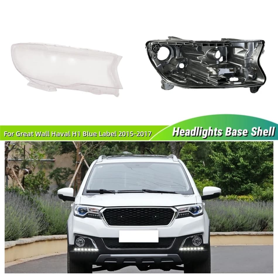 For Great Wall Haval H1 Blue Label 2015 2016 2017 Auto Accessory Car Base Head Lamp Shell Bulb Holder Dust Cover For Headlights