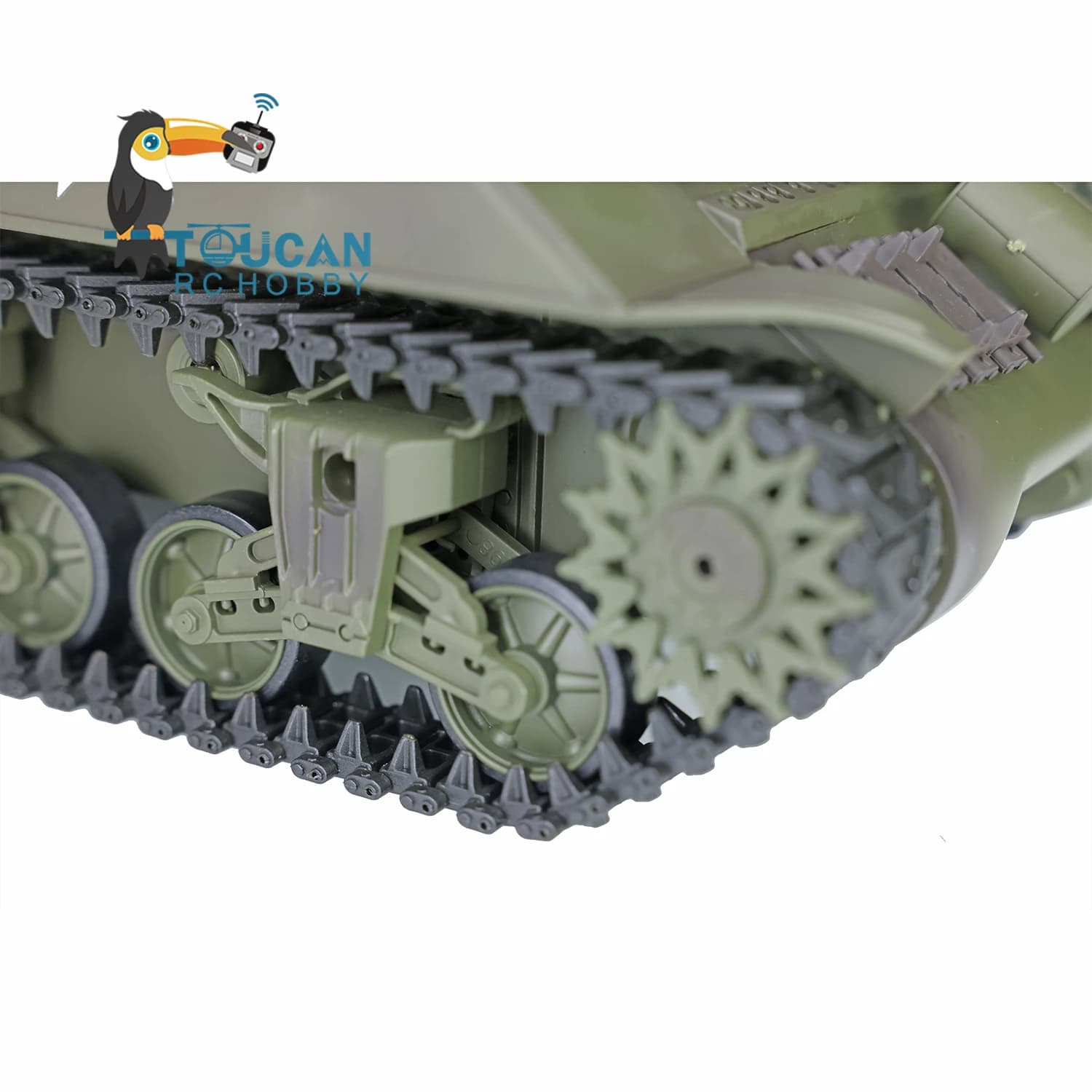 2.4G Henglong 1:16 RC Carro Armato Modello 3898 M4A3 Sherman RTR 7.0 Versione in plastica Giocattolo a tema storico Amanti dei giochi di guerra TH17665-SMT7