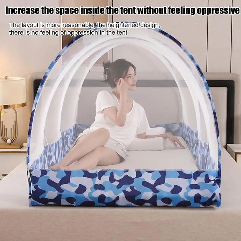 Tenda da letto pieghevole portatile con tenda a schermo ad apertura istantanea | Rifugi multifunzionali Zanzariera per dormire da campeggio all'aperto