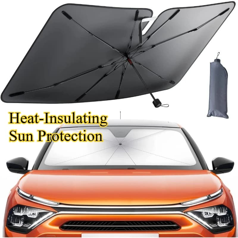 Parabrezza per auto Parabrezza per auto Ombrello Parasole Blocco solare Isolamento termico Accessori per auto Pieghevole Parabrezza per finestrino anteriore Parasole