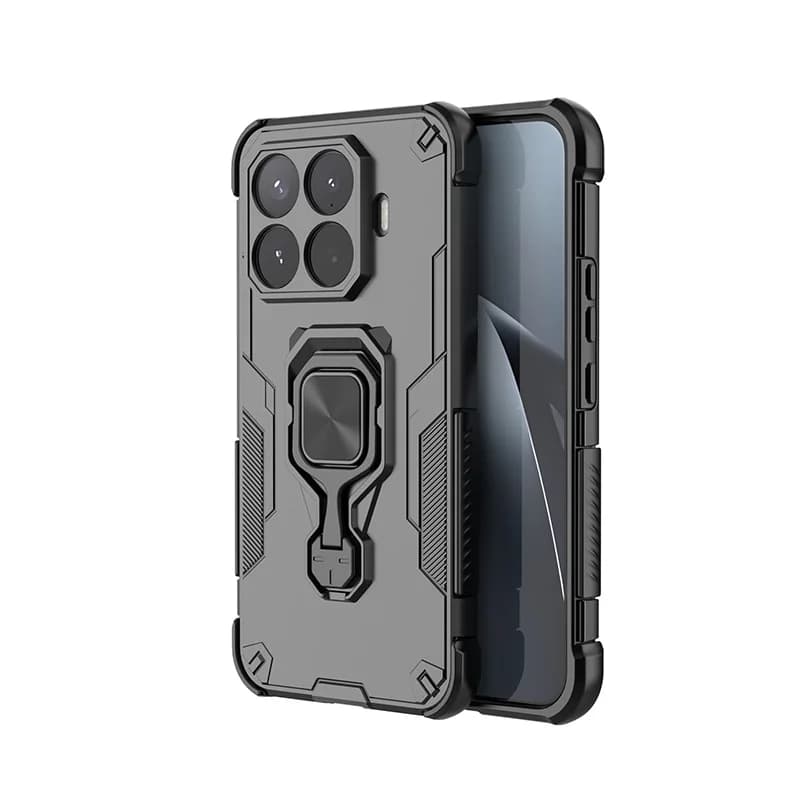 Magnetic Armor Shockproof Case Fundas For Xiaomi 17T Pro 5G Metal Ring Stand Holder TPU Frame Hard Plastic Phone Cover Fundas