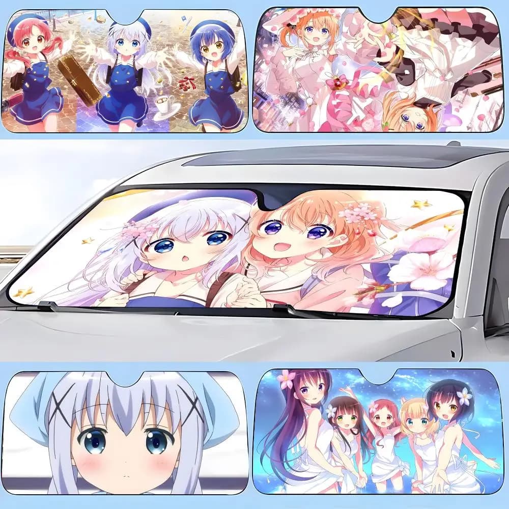 Parasole per auto Is the Order a Rabbit, parasole per parabrezza, protezione solare, regali originali per auto.