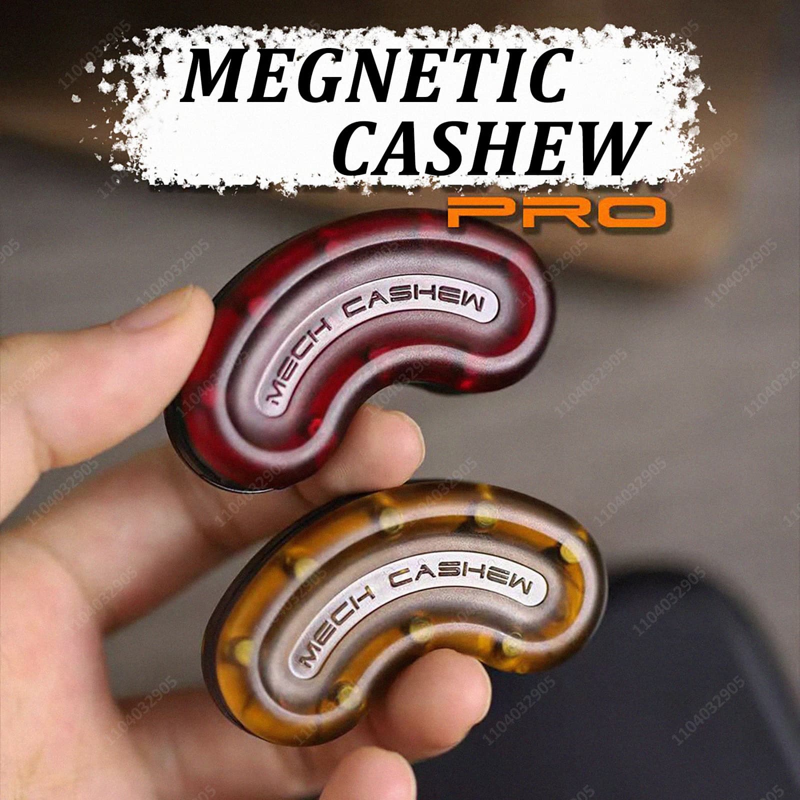 EDC Anacardi Fidget Slider Magnetico Fidget Spinner Carta a tripla strato Push Black Tech Fidget Gear Gadget Sollievo dallo stress Ragazzo Regalo