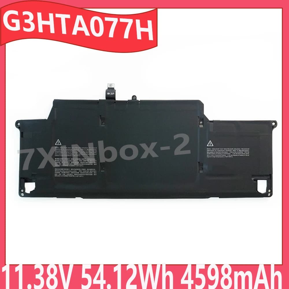 Batteria 54.12Wh G3HTA077H 11.38V 4598mAh per Microsoft Surface laptop 7 13.8 2036/2107 M1215510-014 Nuovissima