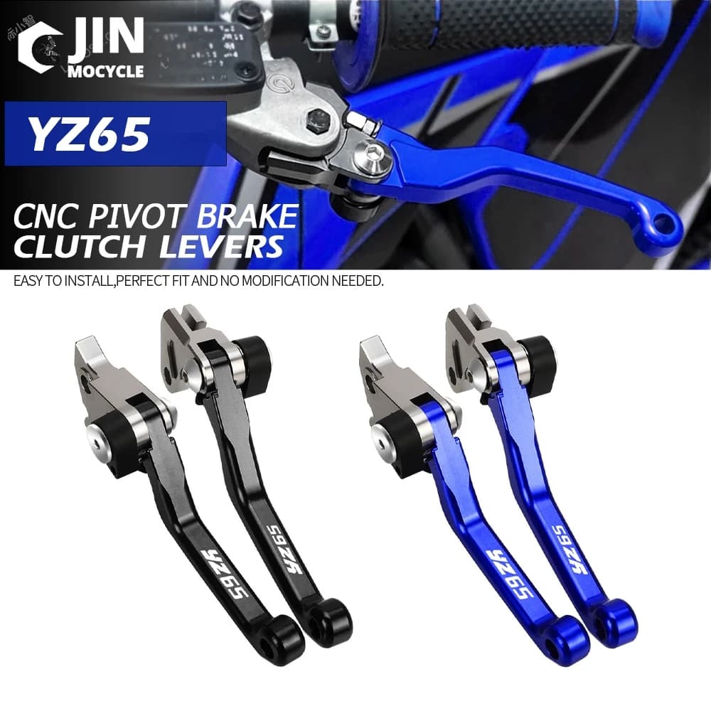 2024 For Yamaha YZ65 2018 2019 2020 2021 2022 2023-2025 YZ 65 Parts of CNC Dirt Bike Aluminum Motocross Pivot Brake Friction Lever