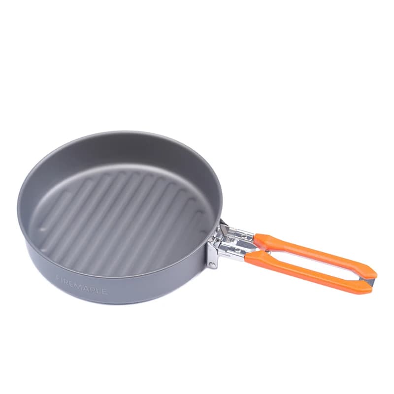 Ultralight Fire Maple 0.9L Panel with Foldable Handle for Camping, Hiking, Picnic, Backpacking Kitchen Equipment, Grilling Pen