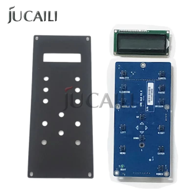 JUCAILI key board Iron frame with 12 keys for xp600 dx5 single/double head for Hoson key board V12 buttons Keypad with screen