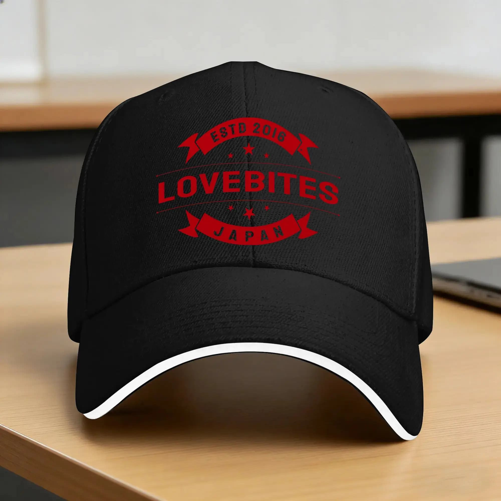 Cappellino da Baseball Casual Lovebites, Cappello Trucker Estivo con Fascia Metallica, Cappelli Kpop Rock Hip Hop all'Ingrosso, Unisex, Stile Y2K