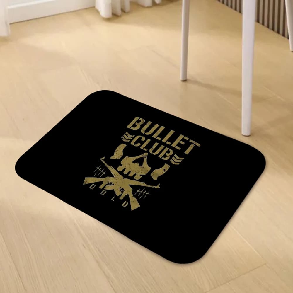 Rock Bullet Club Doormat Living Room Carpet Entrance Bathroom Floor Mat Door Rug Home Decoration 246