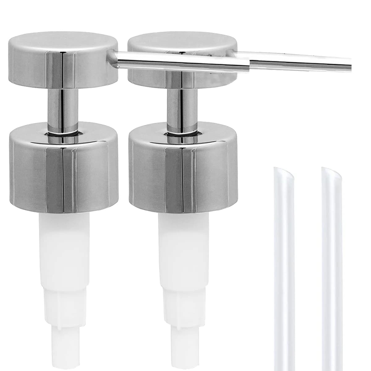 Pompa per sapone in acciaio inossidabile da 2/4 pezzi, pompa per Dispenser di sapone di ricambio per bocca di bottiglia da 25mm, per piano di lavoro del bagno della cucina