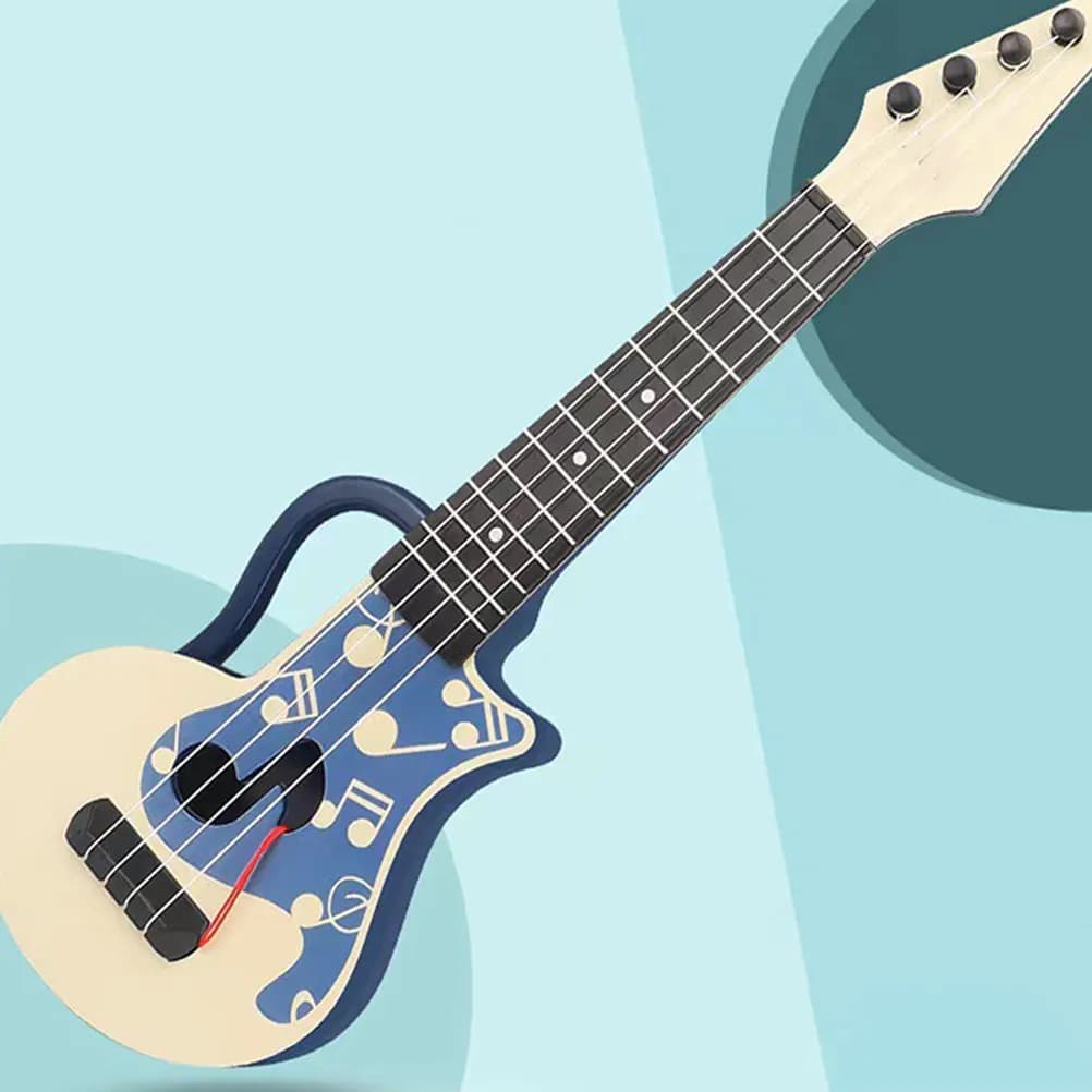Ukulele robusto e durevole da 2 pezzi per principianti, perfetto per regali di Natale e feste, per la pratica musicale e l'educazione precoce.