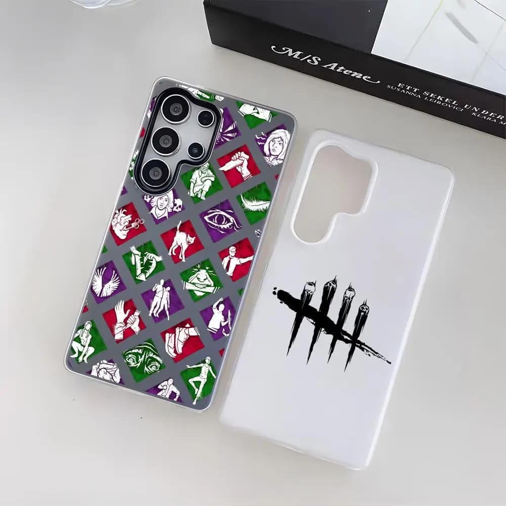 Cover Morbida Antiurto Effetto Gelatina Smerigliata Game D-Dead By D-Daylight per Samsung Galaxy S25 S24 S22 S23 Ultra S21 S20 Plus