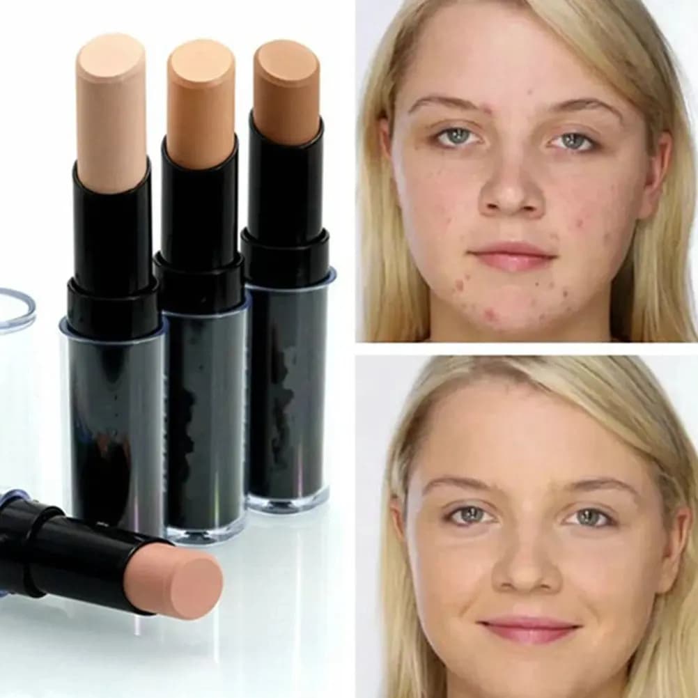 Highlighter Concealer Stick 01 Mild Gentle Face Primer Brightening Natural Makeup Long-Lasting Blemish Cover Foundation
