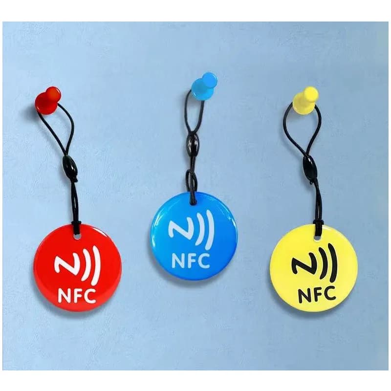 10 pz Rettangolare 13.56 MHz ISO14443A 144 Byte NFC Nfc213 Tag In Resina Epossidica Nfc 213 Smart Card etichetta per tutti i telefoni abilitati NFC