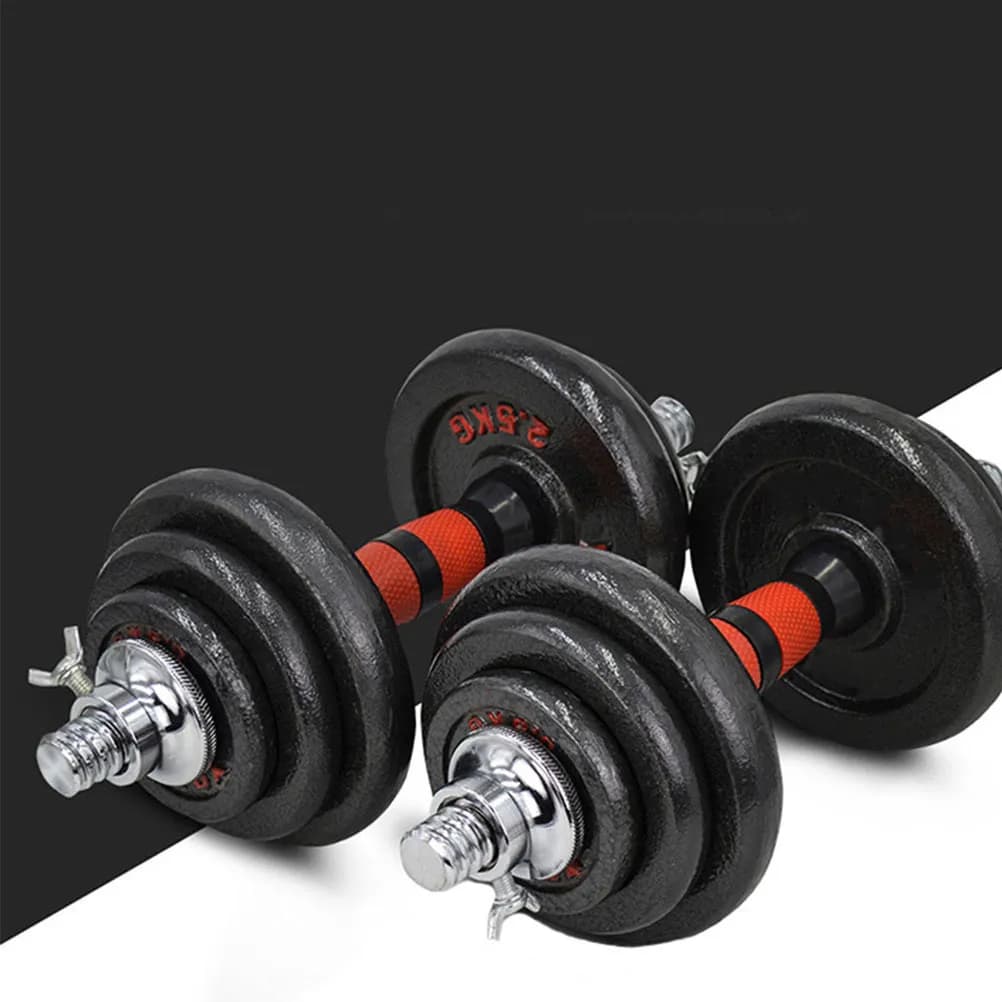 4 Pieces Steel Libra Collars, Anti-Slip Blocks for Manubri and Piastre Pesi, Guaranteed Safety for Gym