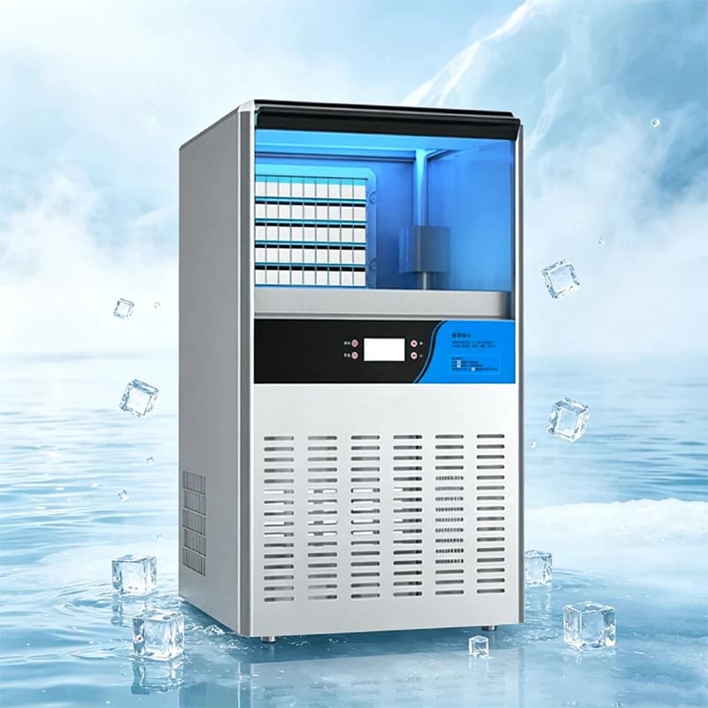 Multi Function Square Ice Electric Ice Maker Suitable For Milk Tea Shop Bar Coffee Shop Restaurant Ice Making Machine