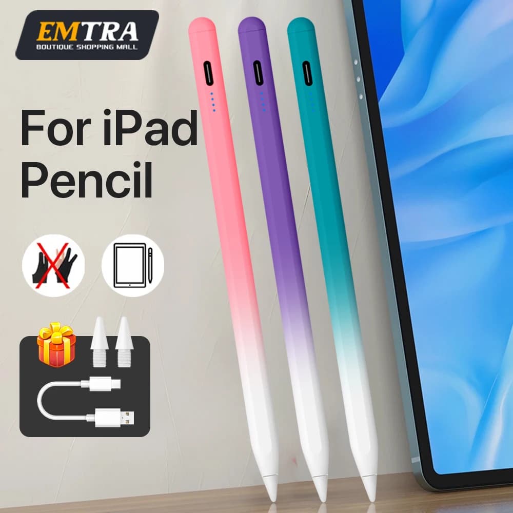 Per Apple Matita Stilo Per iPad 2025 A16 Air 11 5 4 Pro 11th 13 12.9 M4 M3 M2 Penne 10 9 10th 9th Generation Mini 5 6 Touch Pen