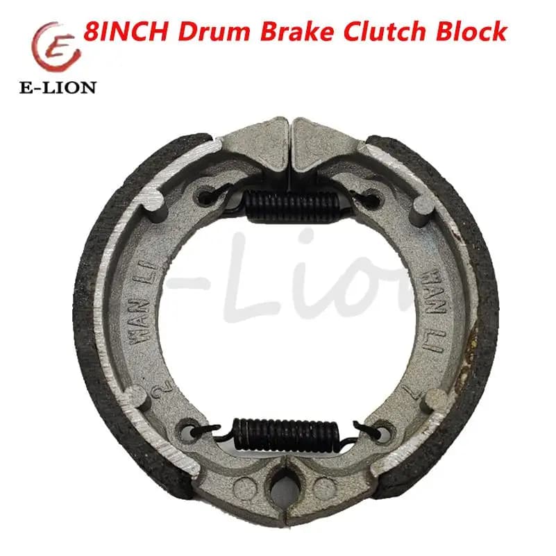 8 Inch Electric Scooter Drum Brake Motor Brake Pad Rear Wheel Brake Drum Brake Motor Brake Cover 8 Inch Scooter
