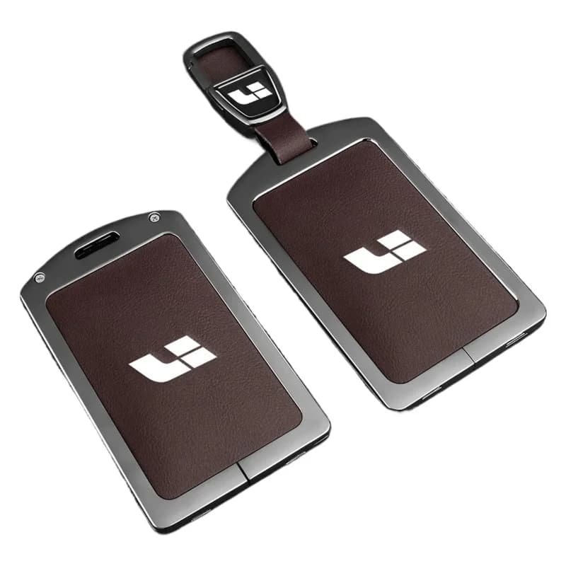 Zinc Alloy NFC Card Cover for Li I6/i8/L6/L7/L8/L9/MEGA, Heavy Duty Metal Protective Case Shell with Keychain Keybag
