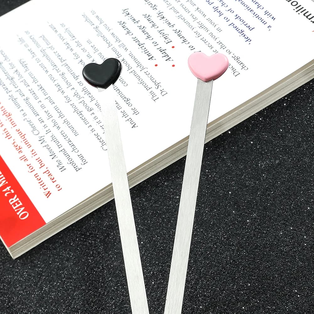 Segnalibro in stile coppia Amore Segnalibri in metallo Collezione regalo per ragazzo Ragazza Amici Regalo prezioso Cancelleria per anniversario